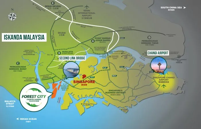 Với Forest City Country Garden - Định cư nước ngoài không khó