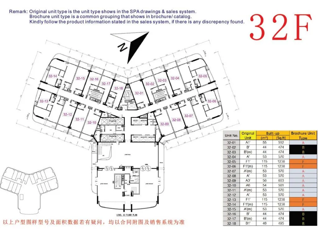 Giới thiệu tổng thể mặt bằng căn hộ Forest City